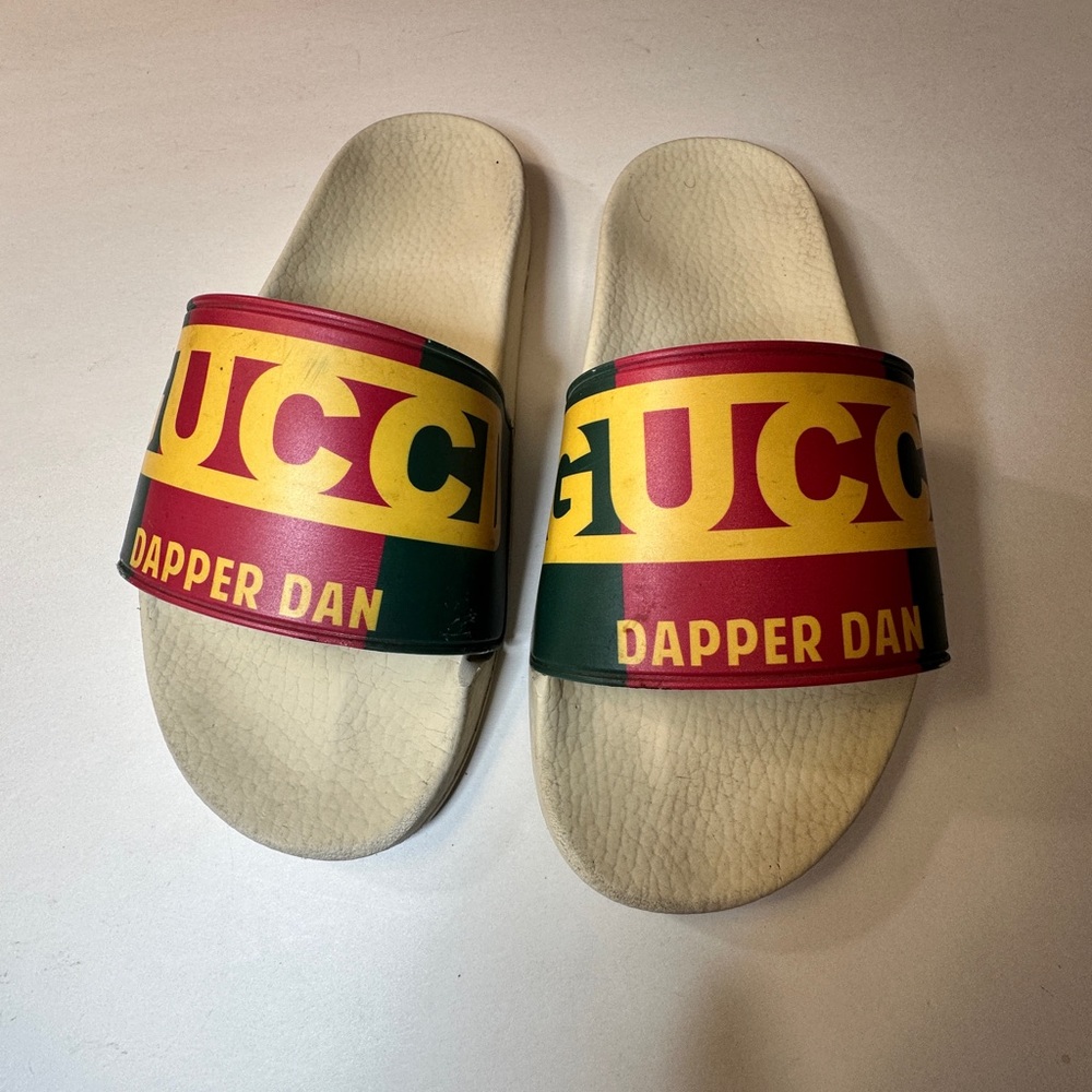 Gucci Dapper Dan Multicolor Slides - Picture 2 of 11